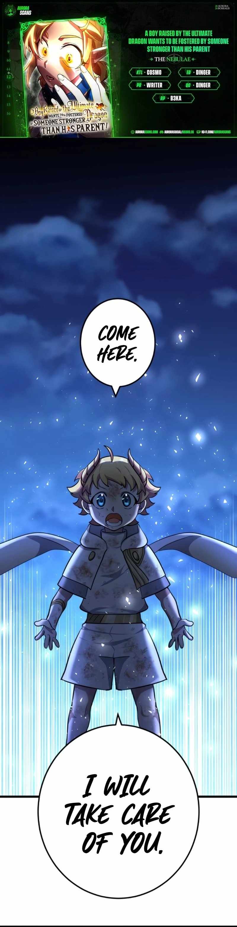 A Boy Raised by the Ultimate Dragon Wants to Be Fostered by Someone Stronger Than His Parent! Chapter 12 page 1