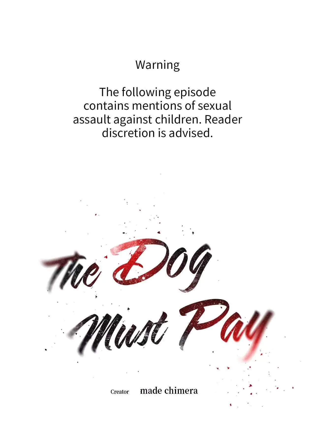 A Dog That Pays the Price Chapter 5 page 1
