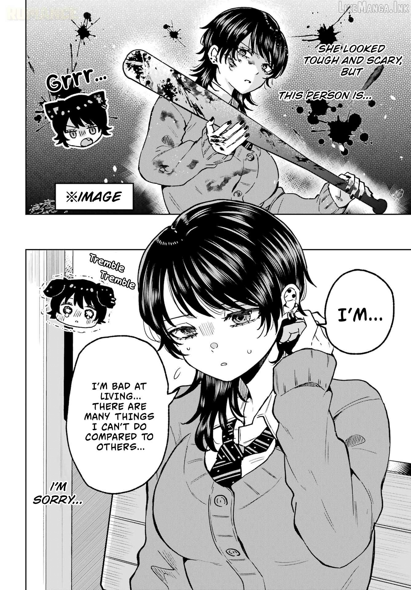 A Girl from Another School Who's Not Very Good at Living Chapter 1 page 14