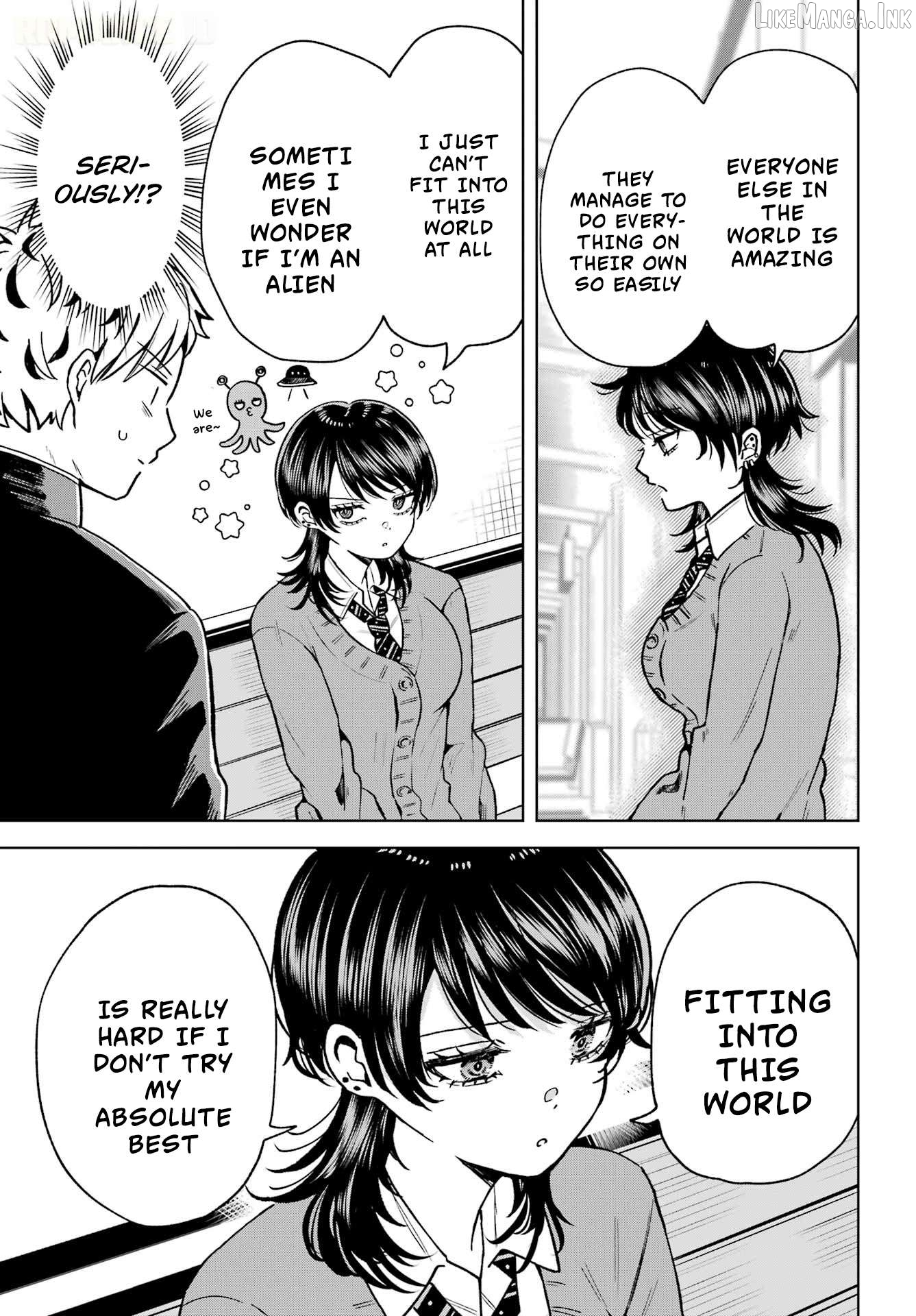 A Girl from Another School Who's Not Very Good at Living Chapter 2 page 10