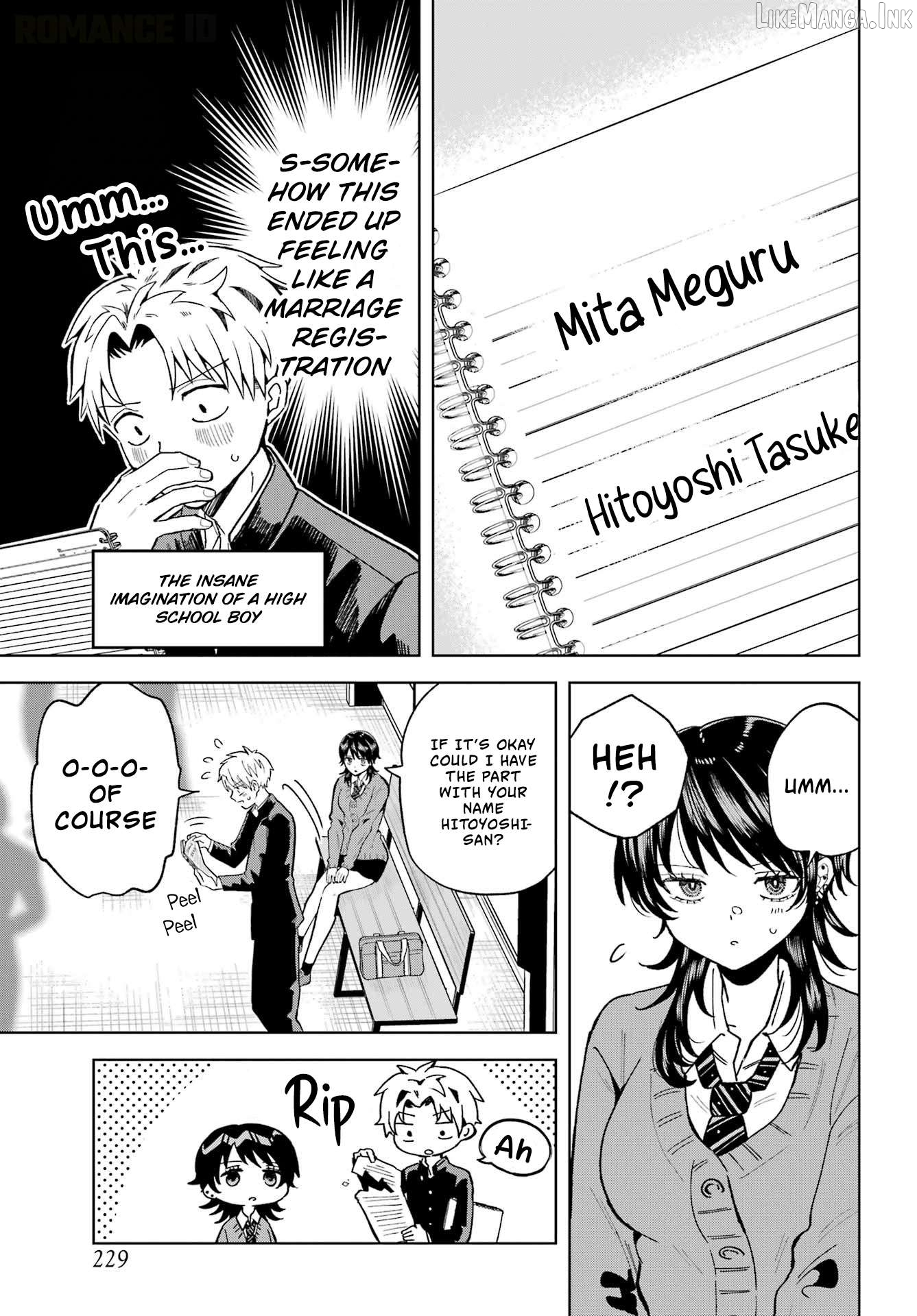 A Girl from Another School Who's Not Very Good at Living Chapter 3 page 14
