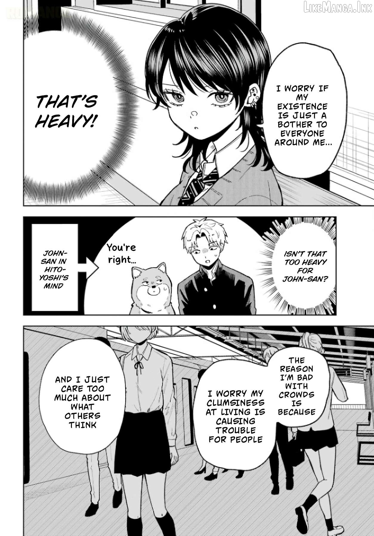 A Girl from Another School Who's Not Very Good at Living Chapter 4 page 7