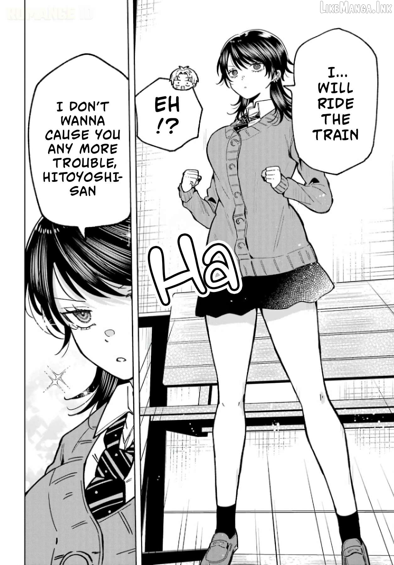 A Girl from Another School Who's Not Very Good at Living Chapter 4 page 9