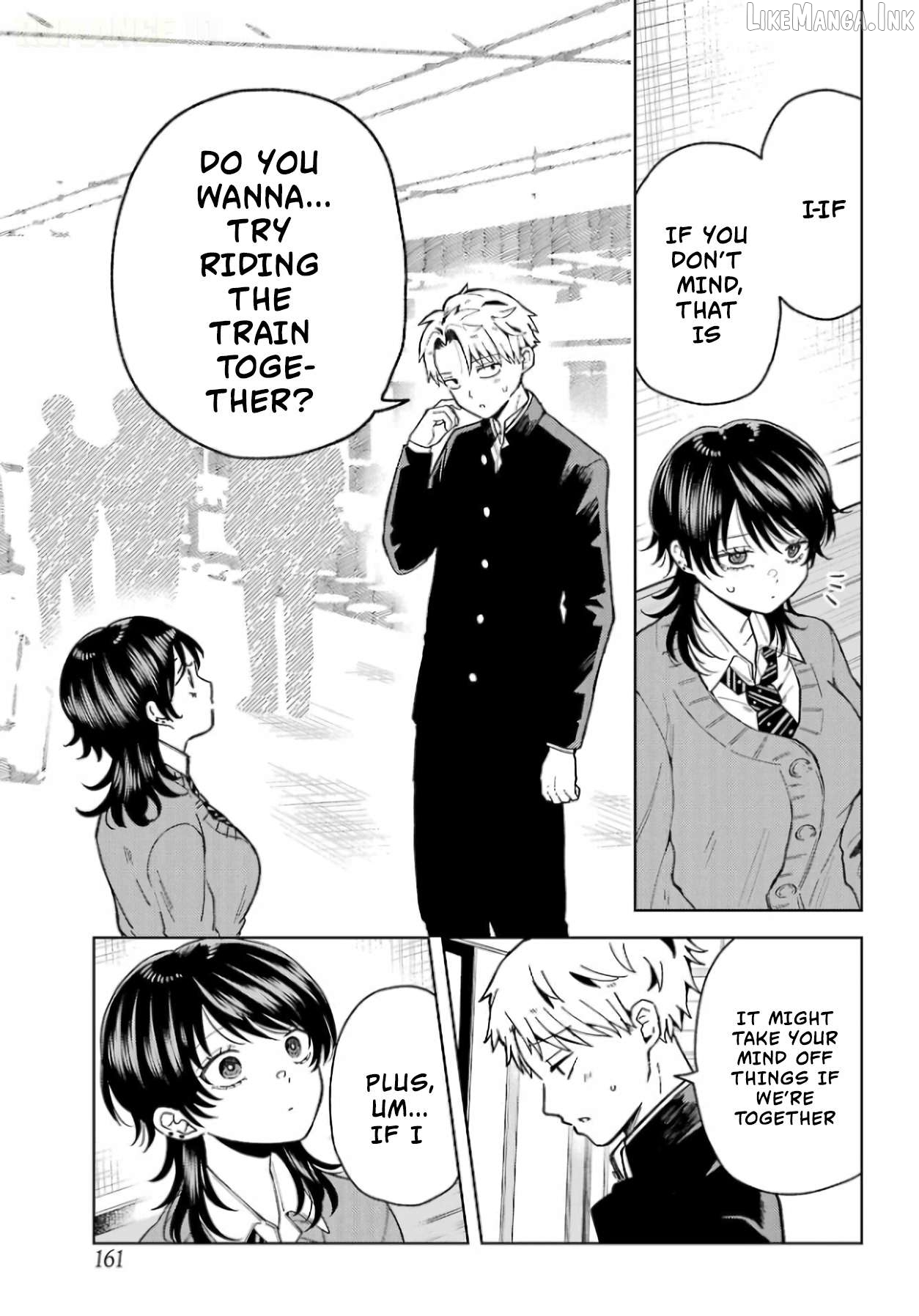 A Girl from Another School Who's Not Very Good at Living Chapter 4 page 12