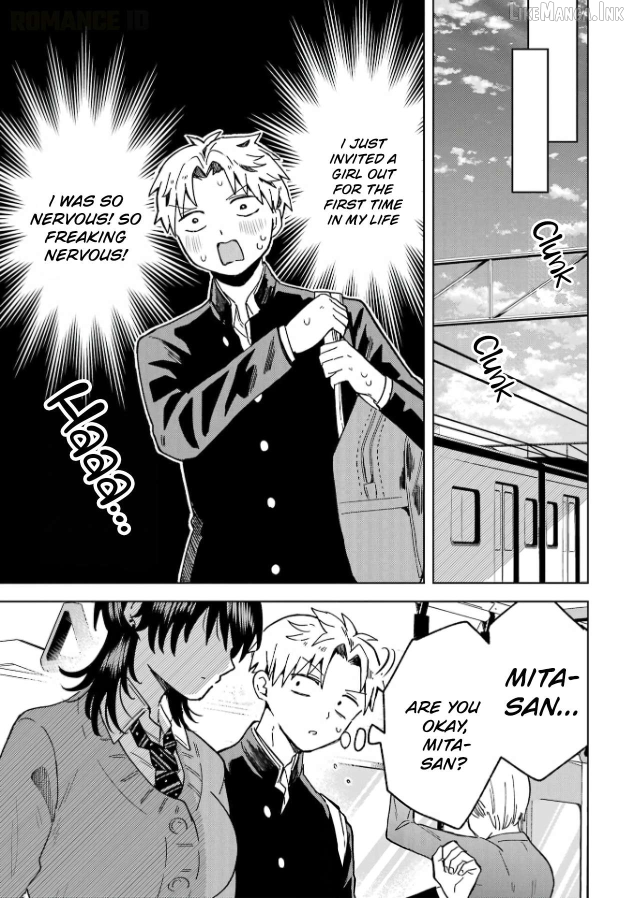 A Girl from Another School Who's Not Very Good at Living Chapter 4 page 14