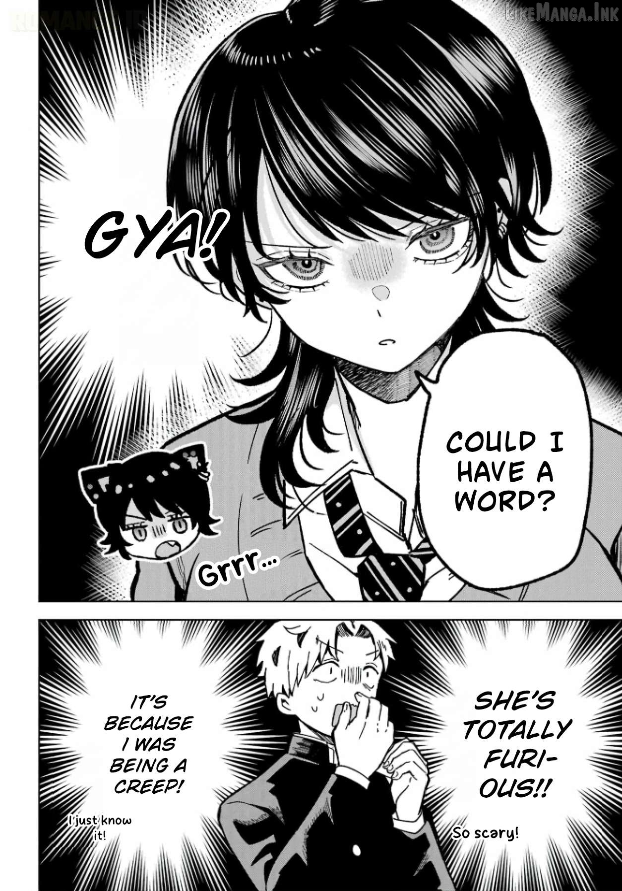 A Girl from Another School Who's Not Very Good at Living Chapter 5 page 9