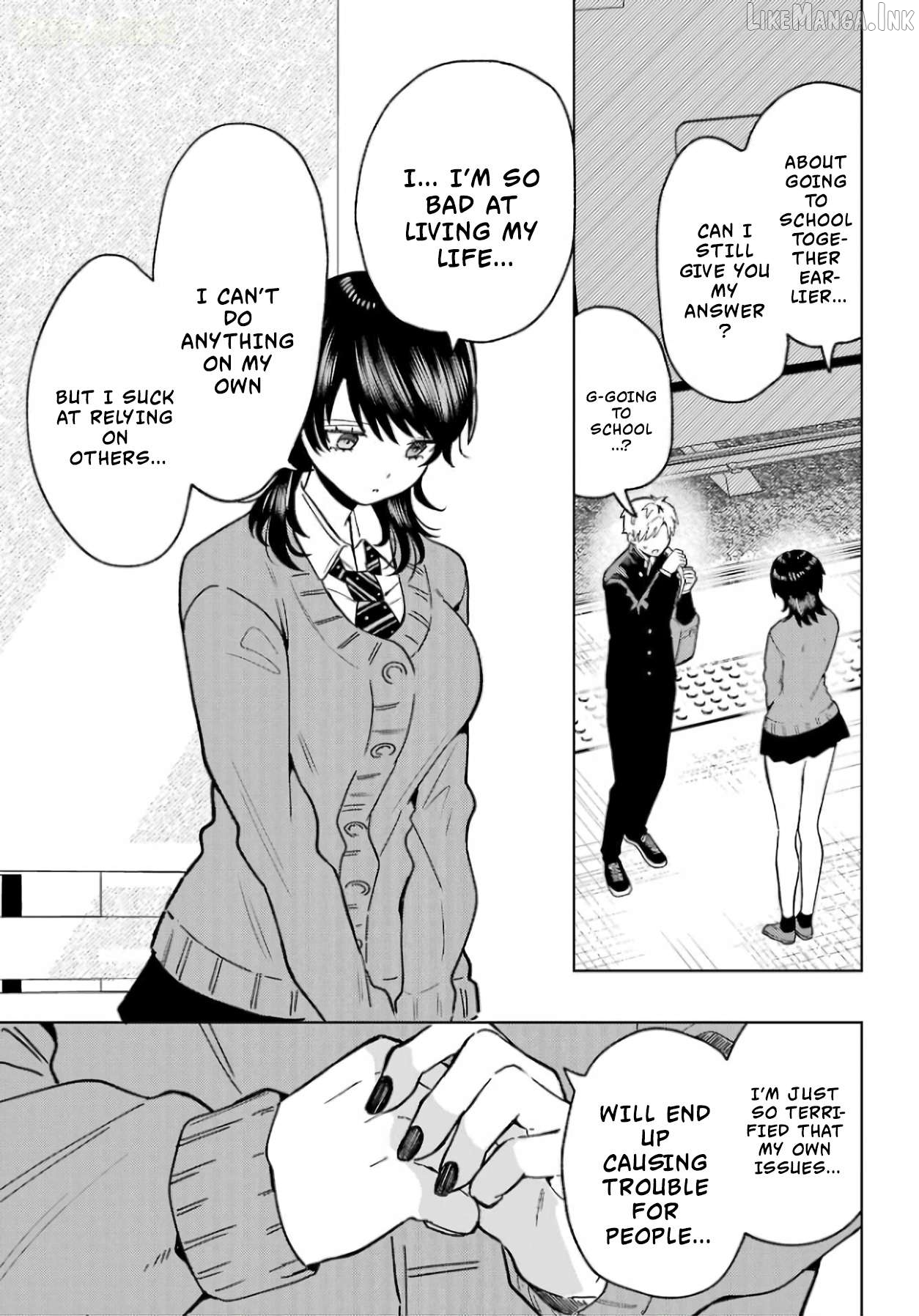 A Girl from Another School Who's Not Very Good at Living Chapter 5 page 10