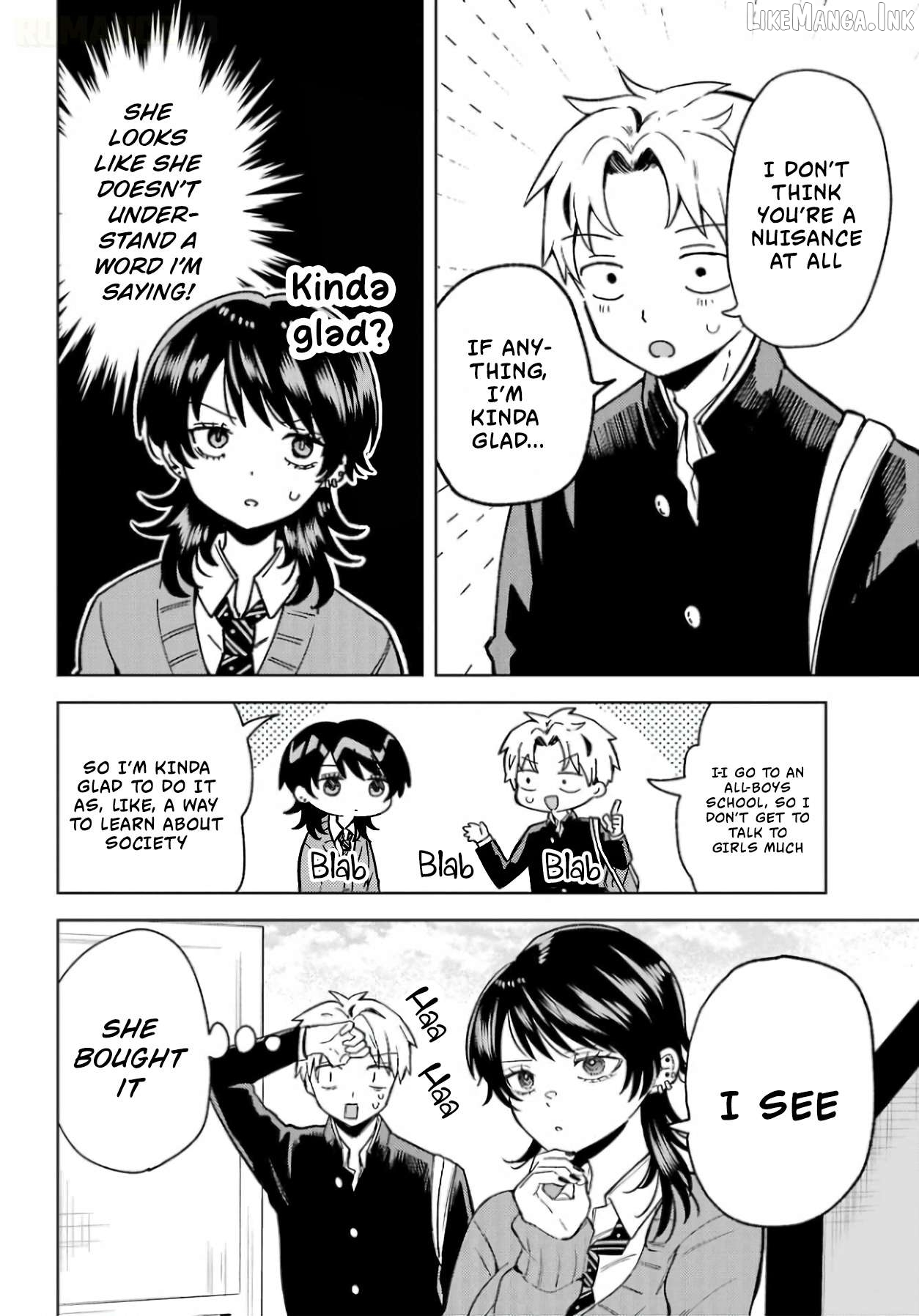 A Girl from Another School Who's Not Very Good at Living Chapter 5 page 15