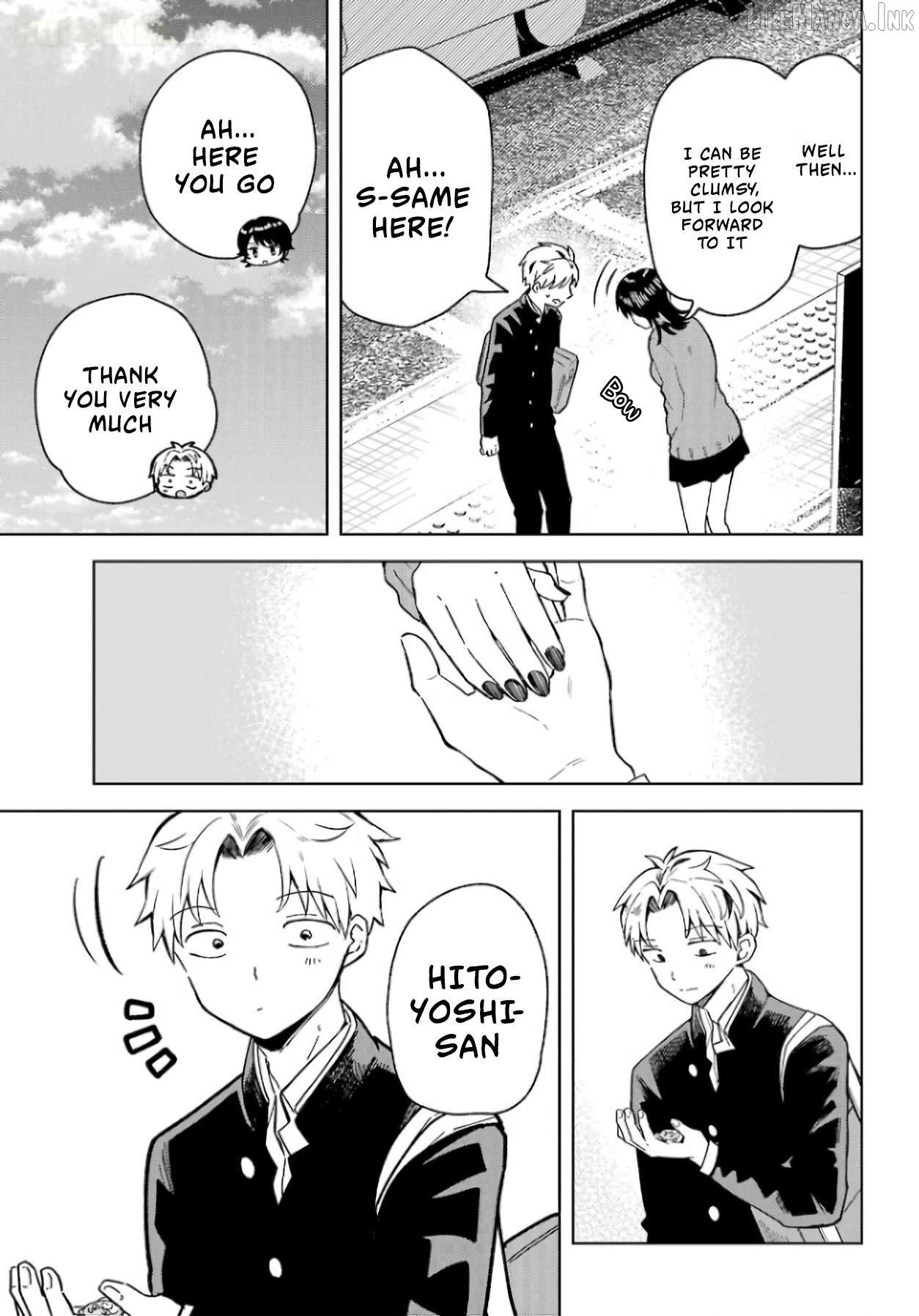 A Girl from Another School Who's Not Very Good at Living Chapter 5 page 16