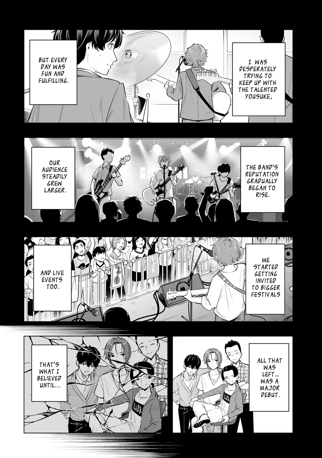 A High School Youth Rewrite for My Oshi and Me, Who Got Fired from My Band Chapter 1 page 13