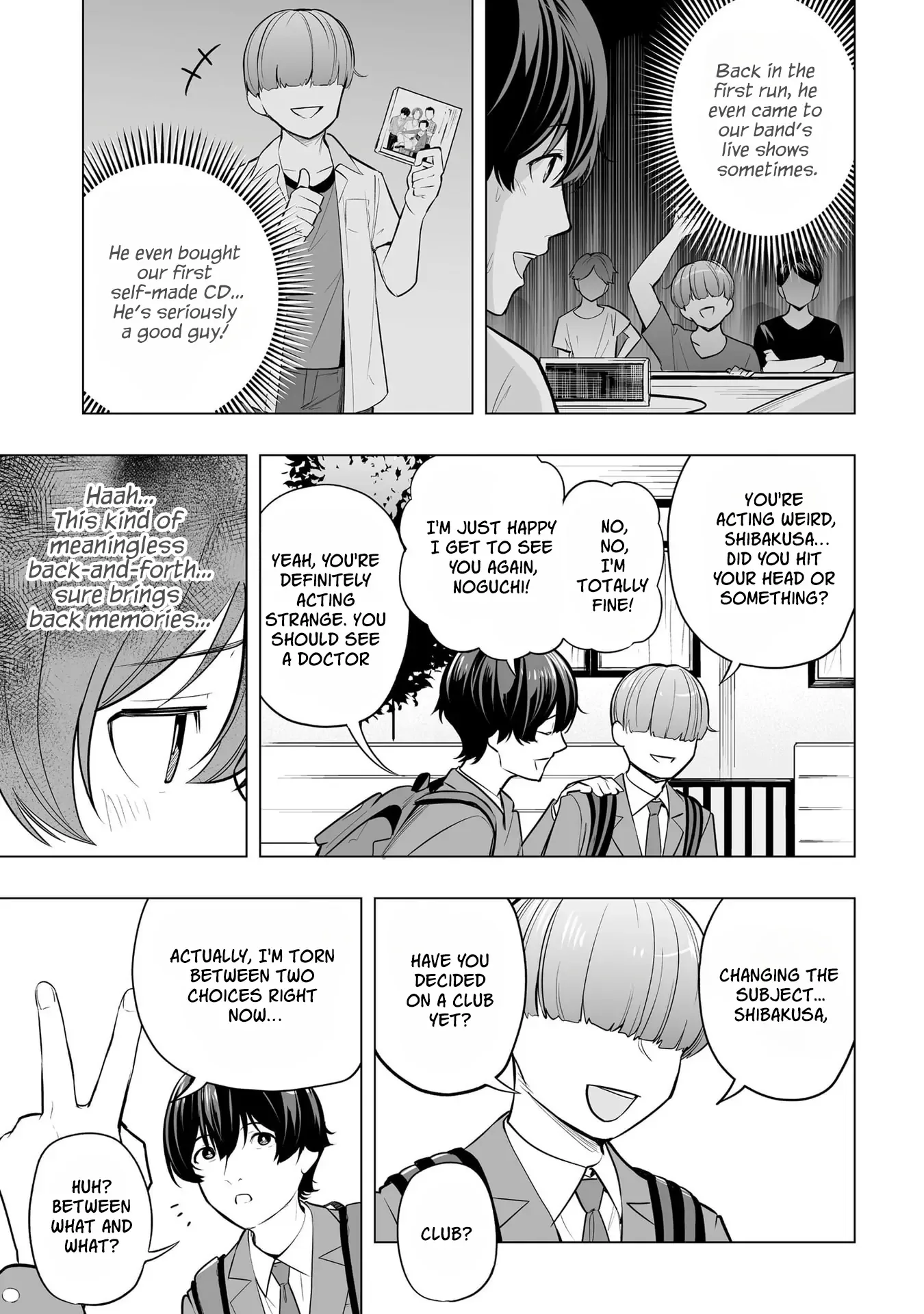 A High School Youth Rewrite for My Oshi and Me, Who Got Fired from My Band Chapter 2 page 3