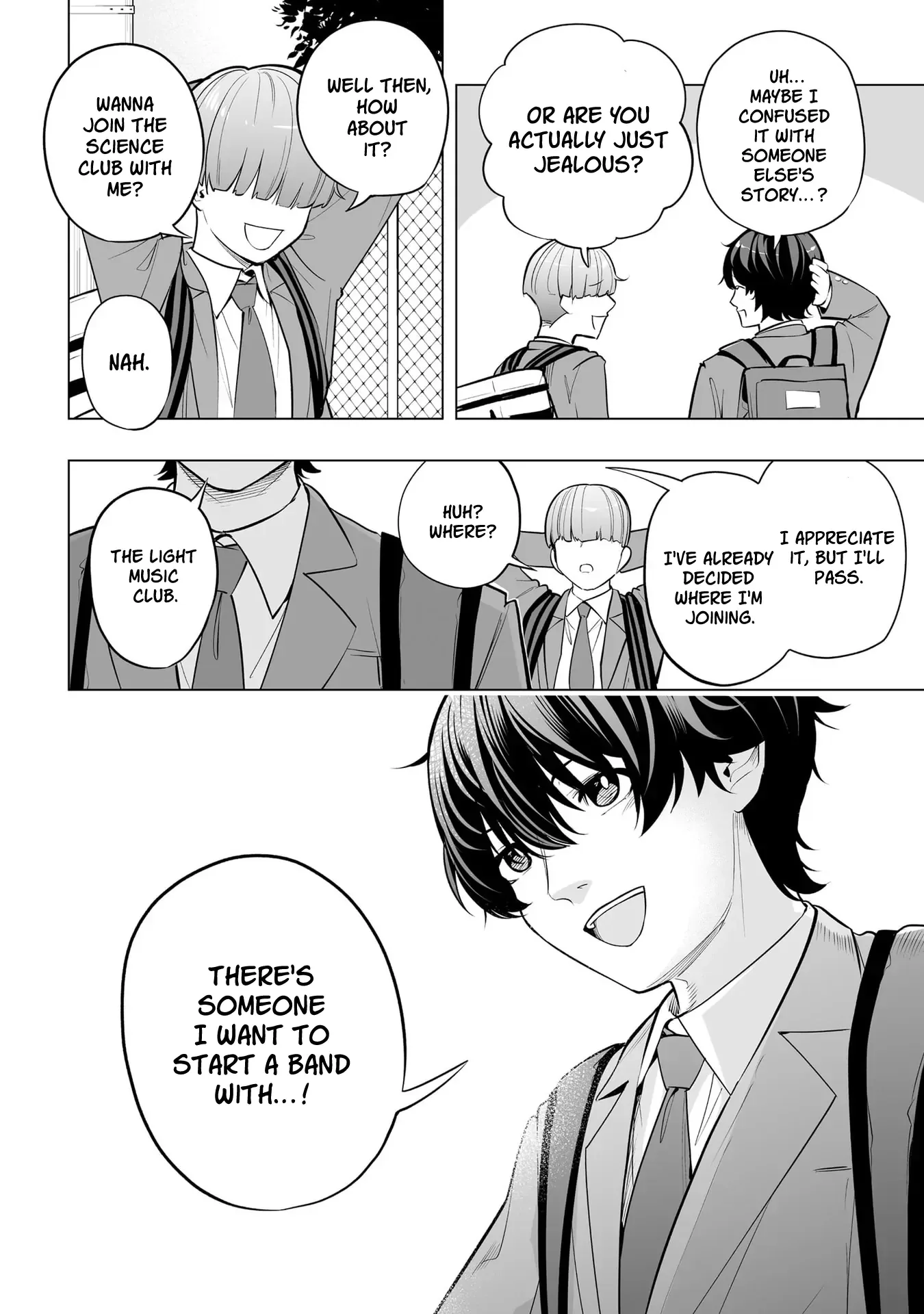 A High School Youth Rewrite for My Oshi and Me, Who Got Fired from My Band Chapter 2 page 12