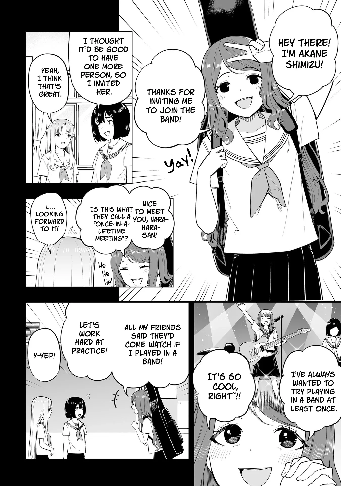 A High School Youth Rewrite for My Oshi and Me, Who Got Fired from My Band Chapter 4 page 6