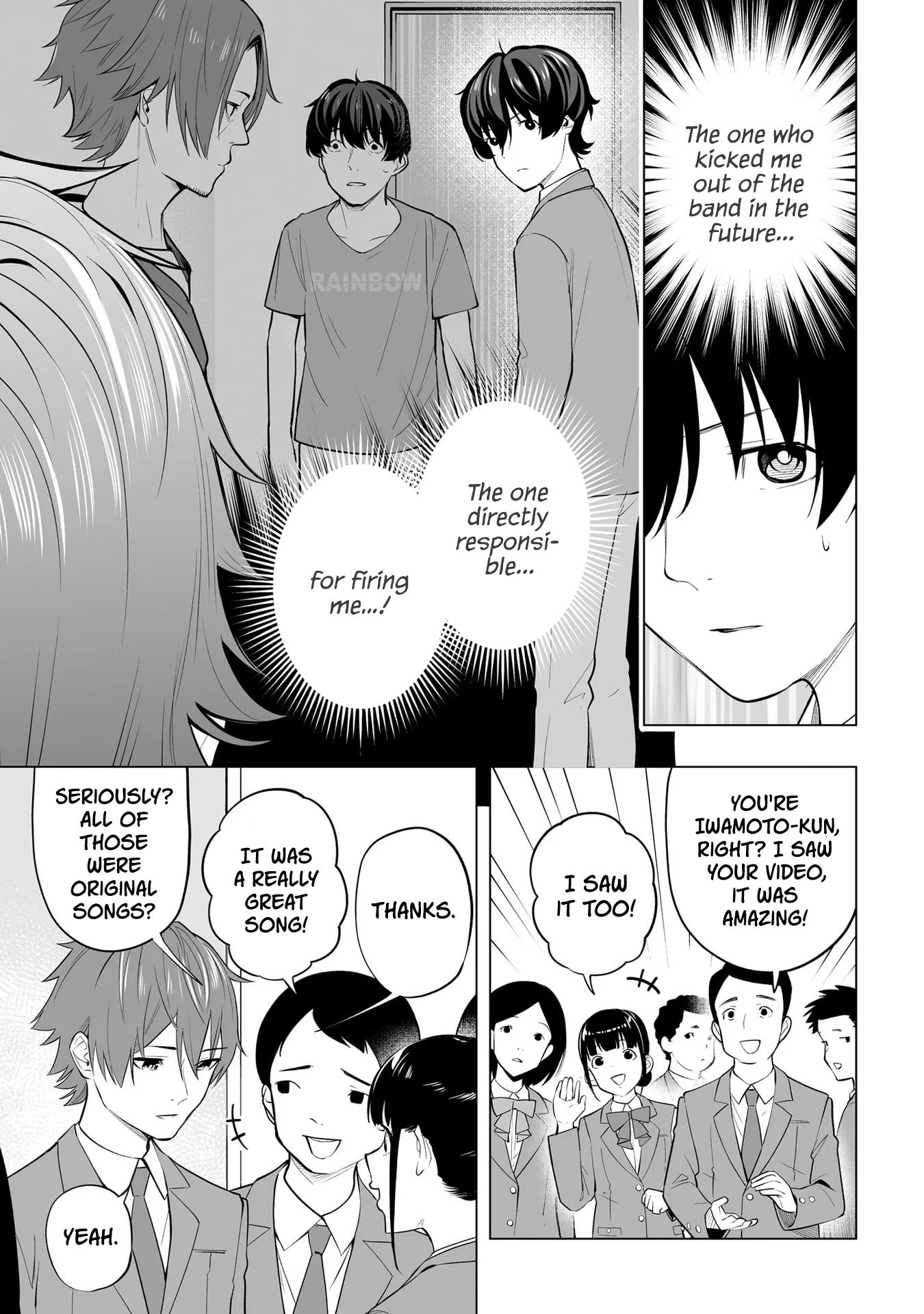 A High School Youth Rewrite for My Oshi and Me, Who Got Fired from My Band Chapter 5 page 15
