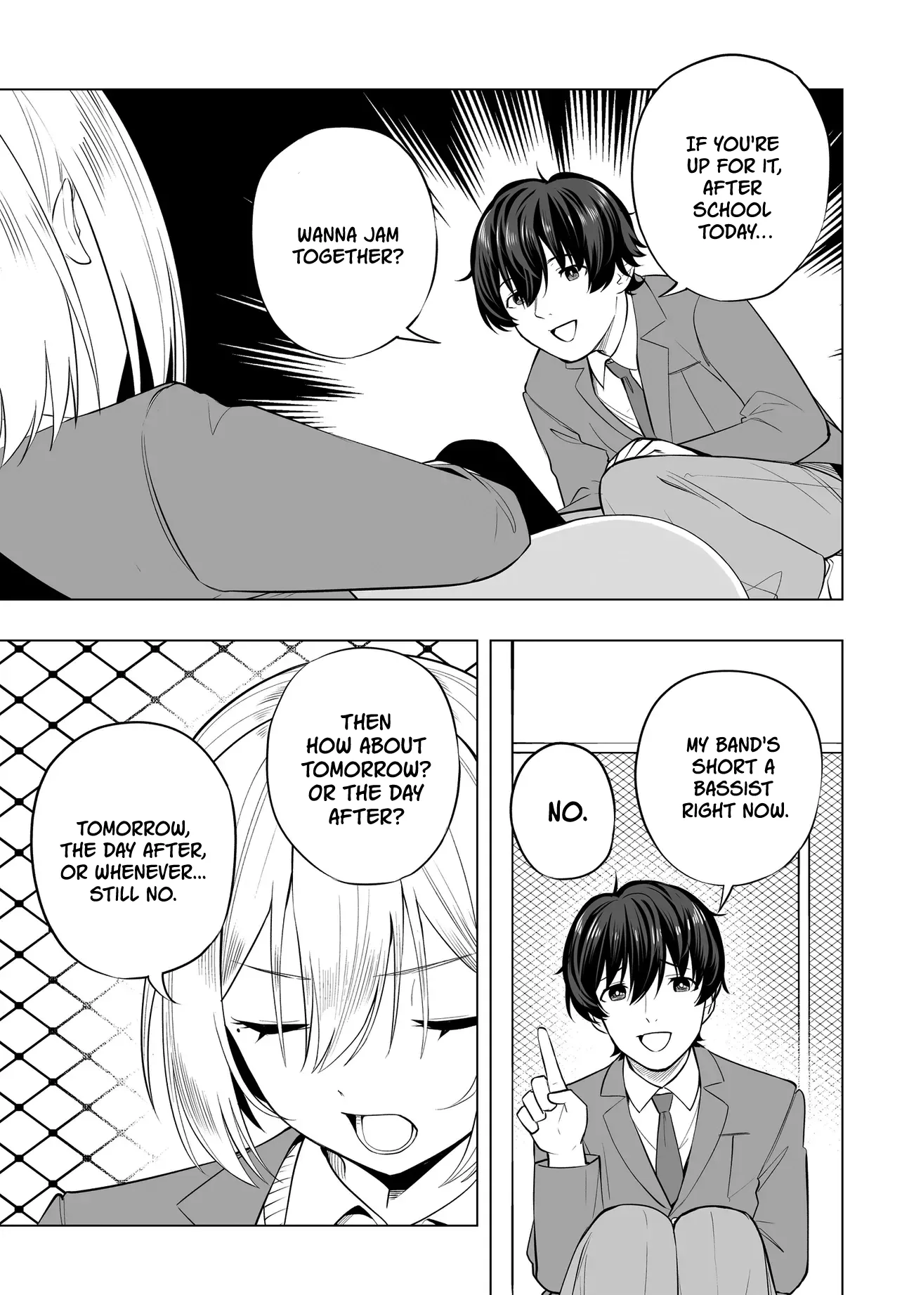 A High School Youth Rewrite for My Oshi and Me, Who Got Fired from My Band Chapter 6 page 13