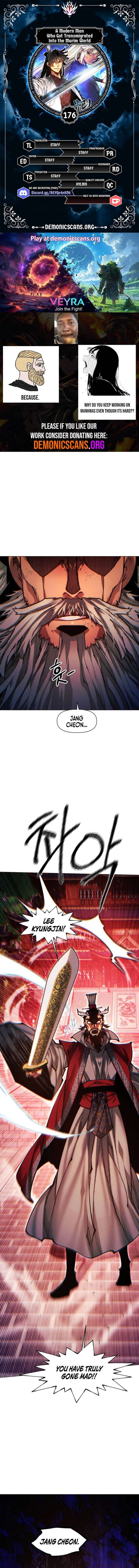 A Modern Man Who Got Transmigrated Into the Murim World Chapter 176 page 1