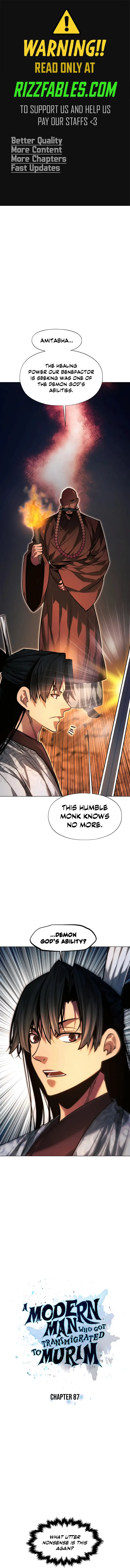 A Modern Man Who Got Transmigrated Into the Murim World Chapter 87 page 2