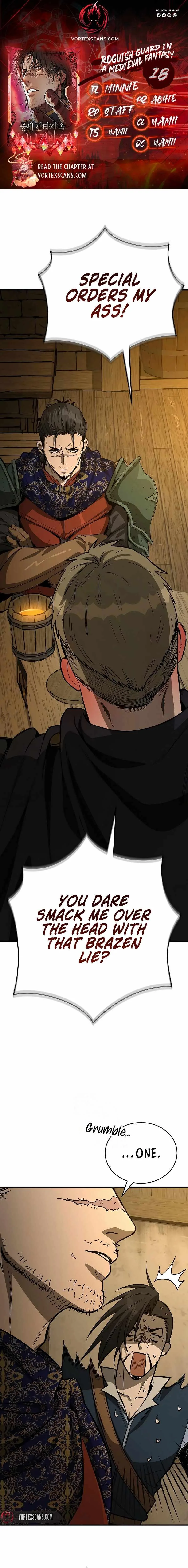 A Rogue Guard in a Medieval Fantasy Chapter 18 page 1