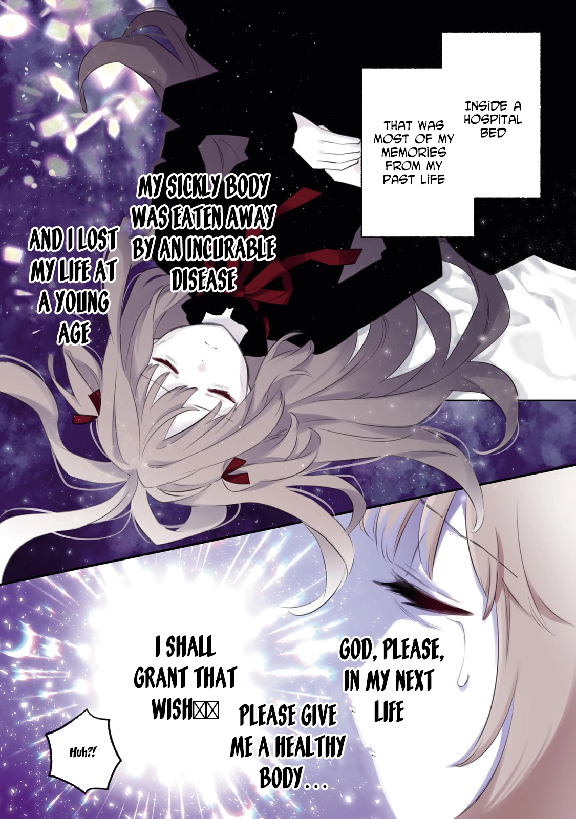 A Sickly Girl Reincarnates and Gains a Healthy (Overpowered) Body Chapter 1 page 1