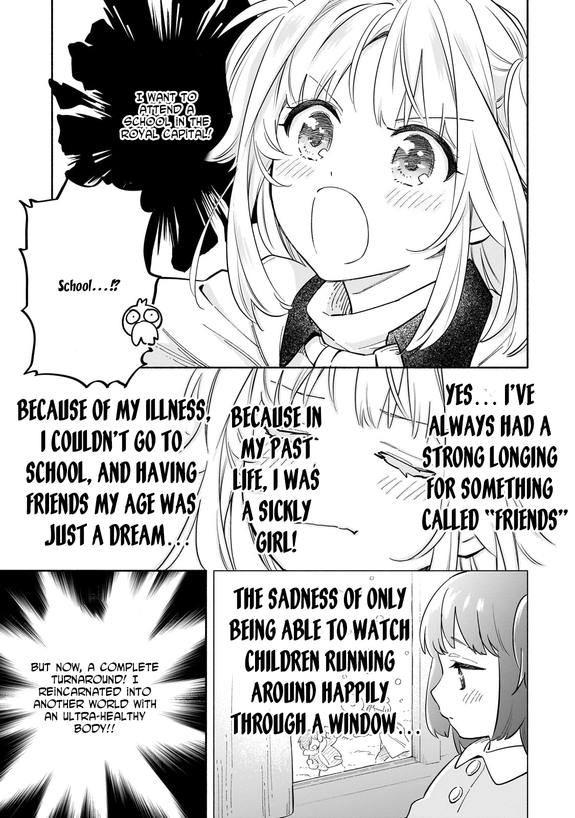 A Sickly Girl Reincarnates and Gains a Healthy (Overpowered) Body Chapter 1 page 17
