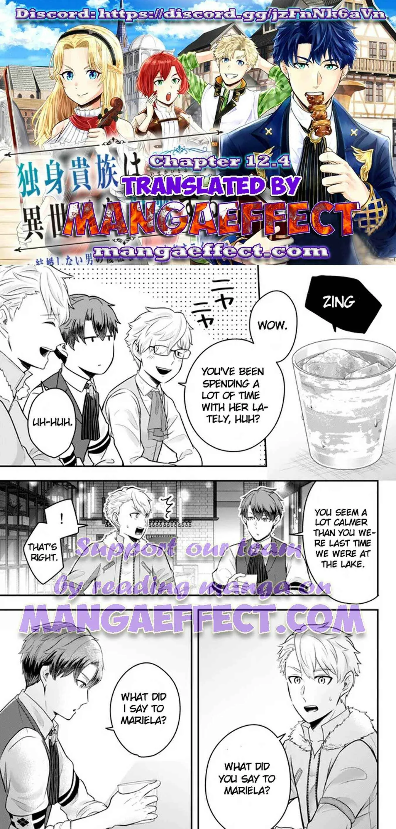 A single aristocrat enjoys a different world ~ The graceful life of a man who never gets married ~ Chapter 12.4 page 1