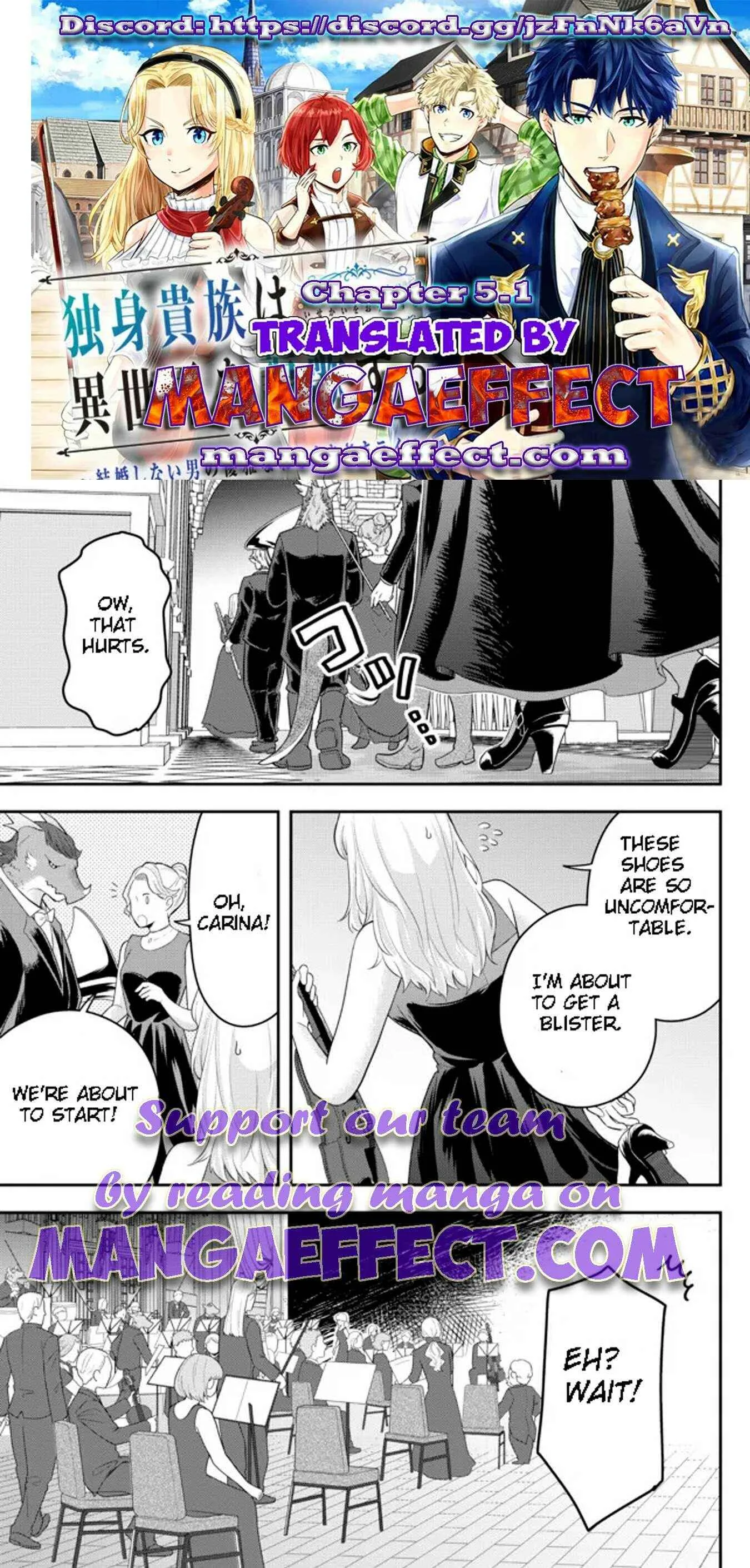 A single aristocrat enjoys a different world ~ The graceful life of a man who never gets married ~ Chapter 5.1 page 1