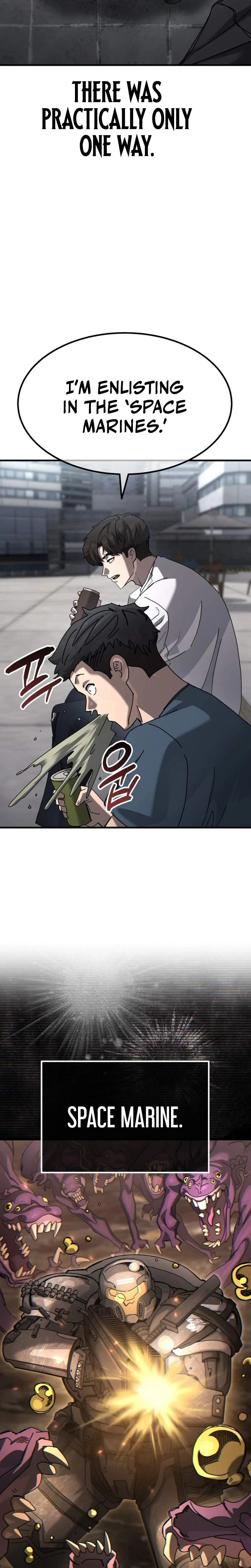 A Space Marine Gets a Status Window Chapter 1 page 4