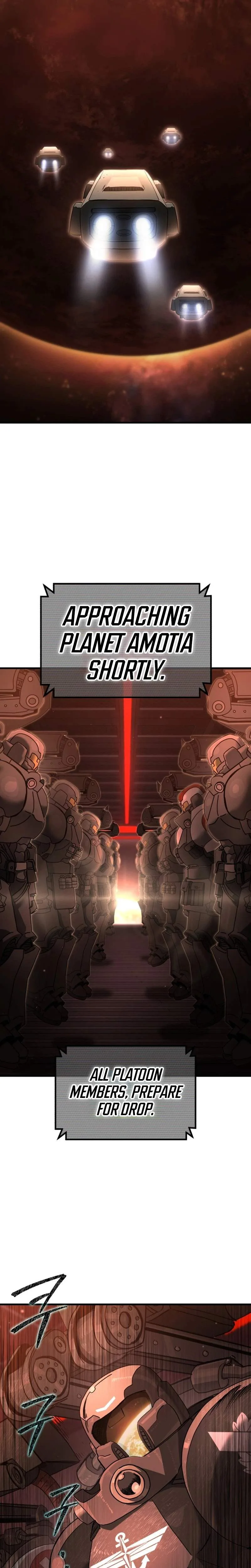 A Space Marine Gets a Status Window Chapter 1 page 23