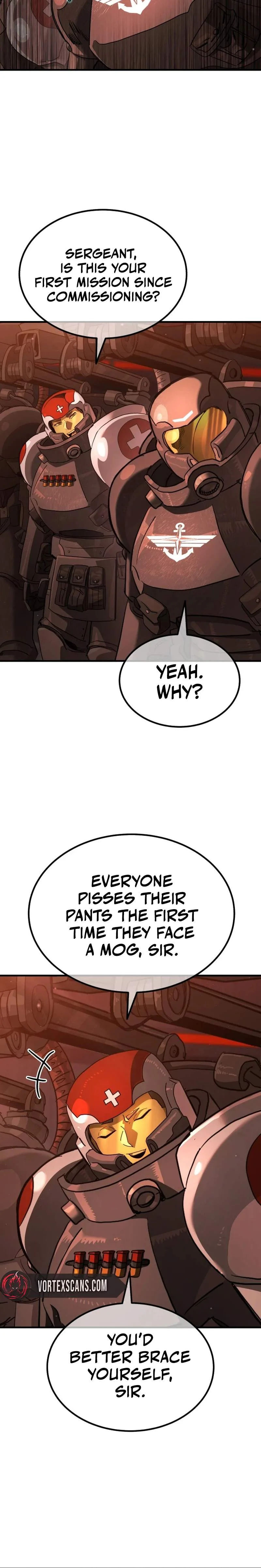 A Space Marine Gets a Status Window Chapter 1 page 24