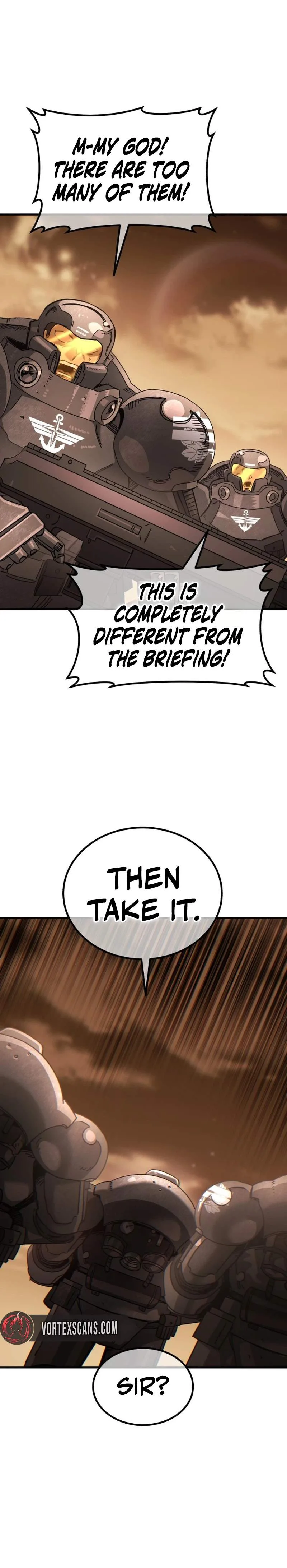 A Space Marine Gets a Status Window Chapter 1 page 30