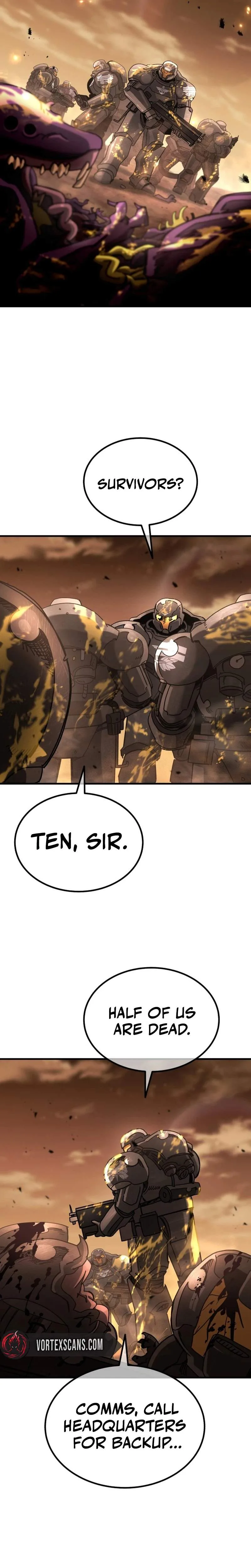 A Space Marine Gets a Status Window Chapter 1 page 45