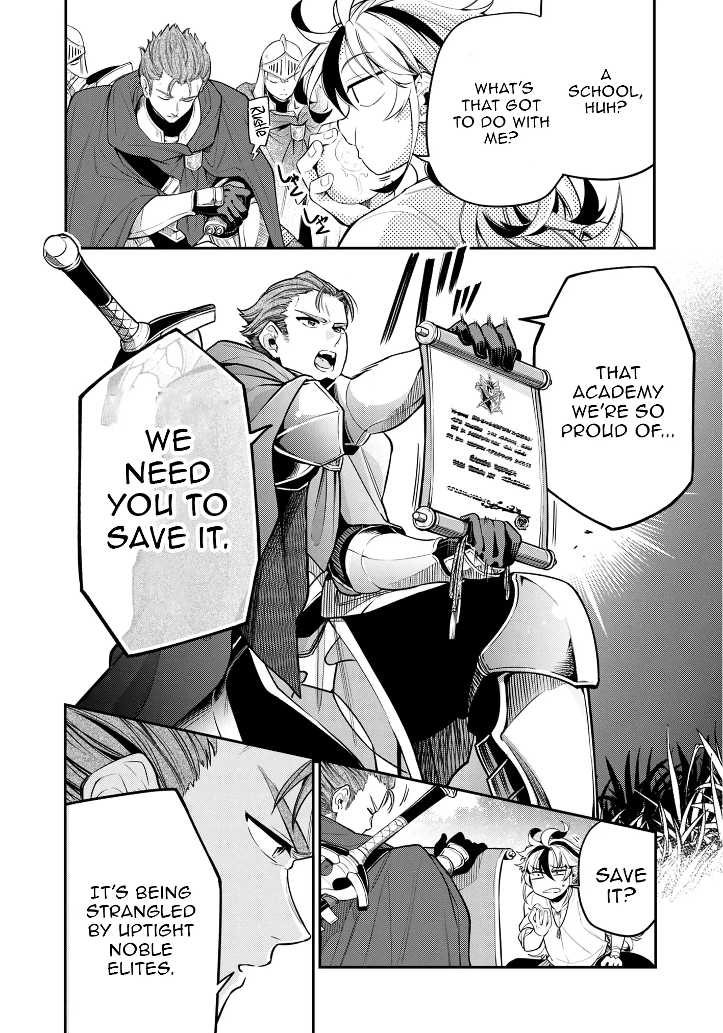 A Sword-less Sword Saint, Unrivaled in a Knight Academy Ruled by Aristocrats Chapter 1 page 17