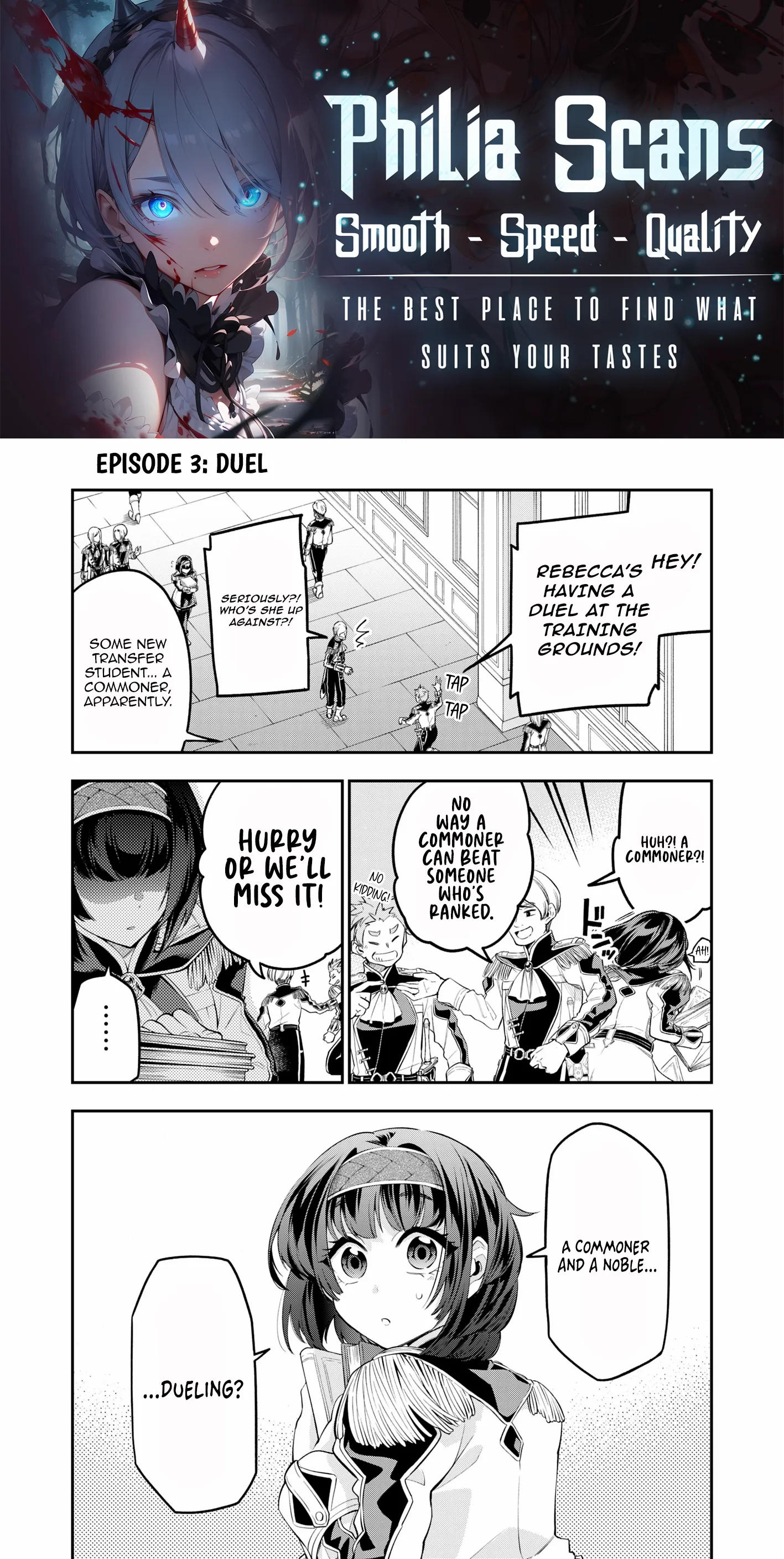A Sword-less Sword Saint, Unrivaled in a Knight Academy Ruled by Aristocrats Chapter 3 page 1