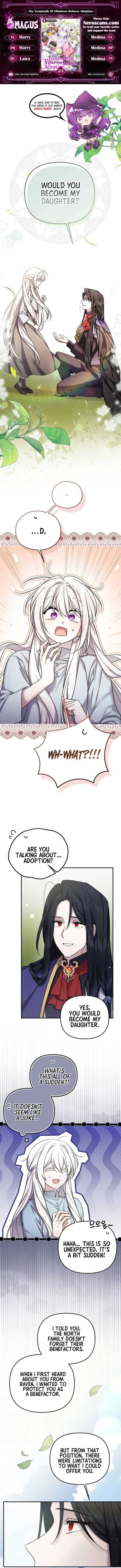 A Terminally Ill Villainess Refuses To Be Adopted Chapter 23 page 2