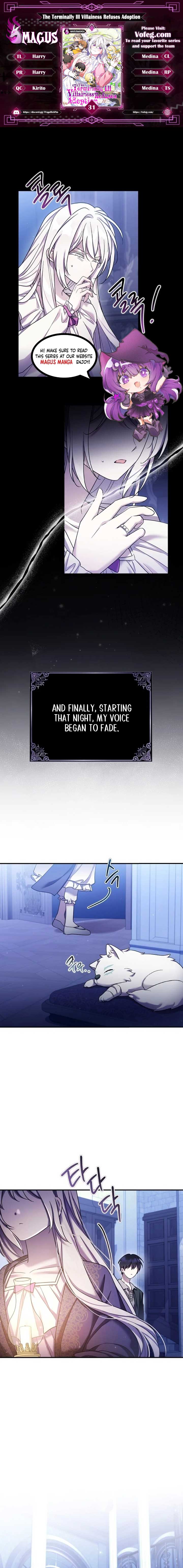 A Terminally Ill Villainess Refuses To Be Adopted Chapter 31 page 2