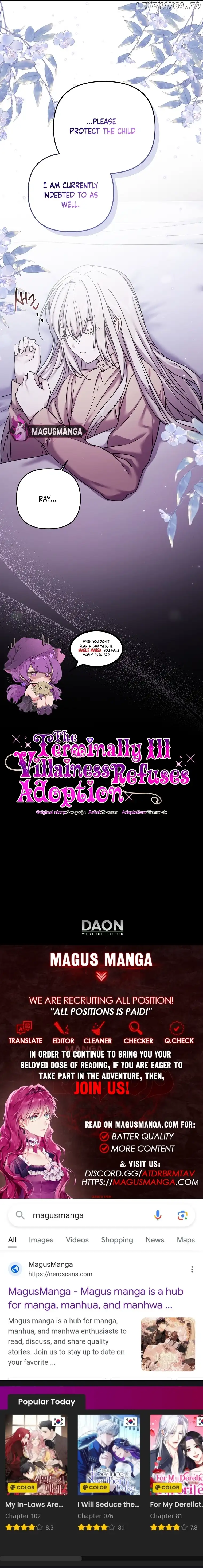 A Terminally Ill Villainess Refuses To Be Adopted Chapter 9 page 15