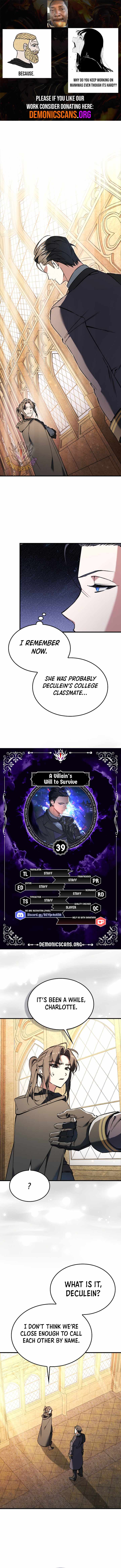 A Villain's Will to Survive Chapter 39 page 1