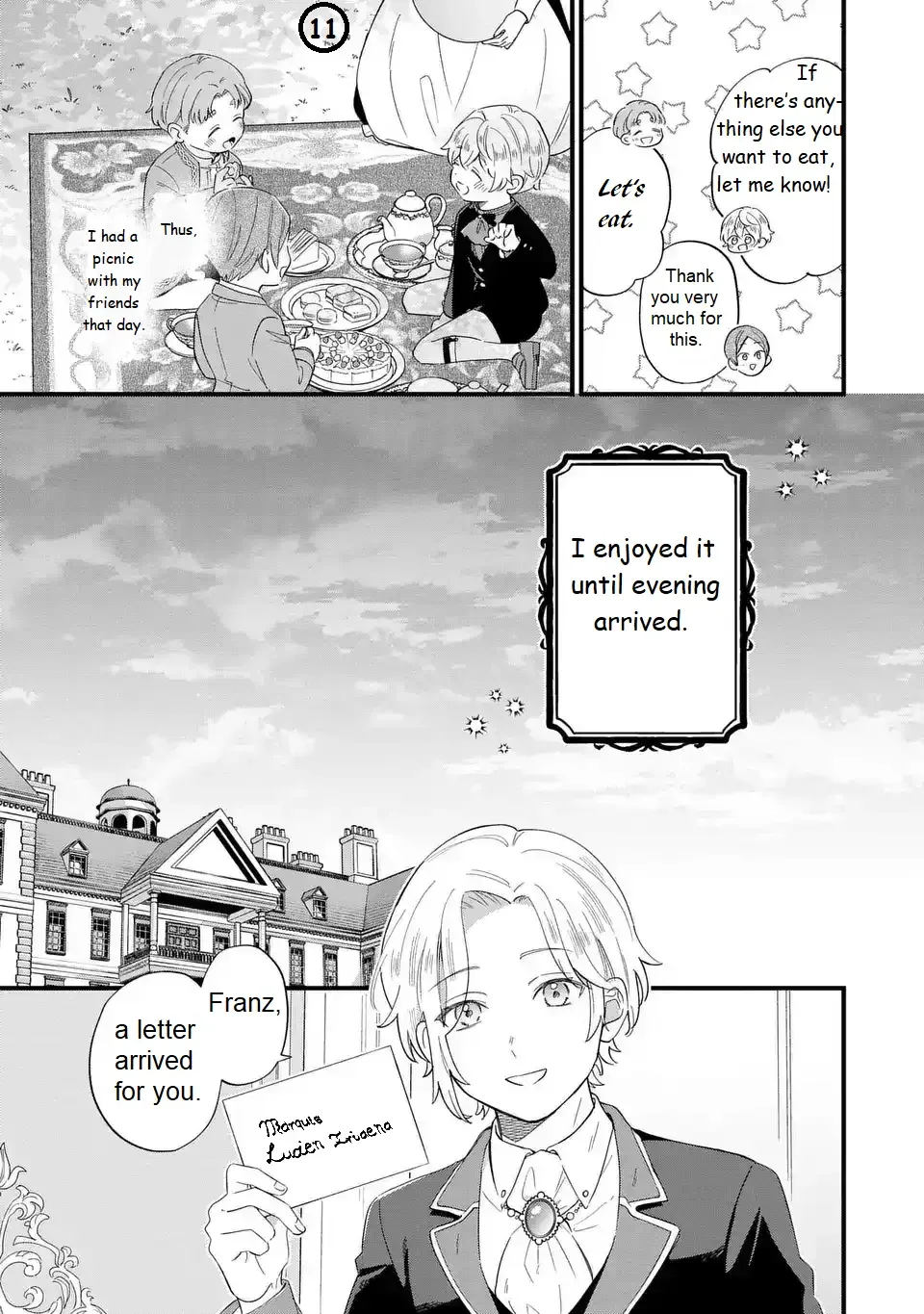 Akuyaku no Goreisoku no Dounika Shitai Nichijou Chapter 28 page 12