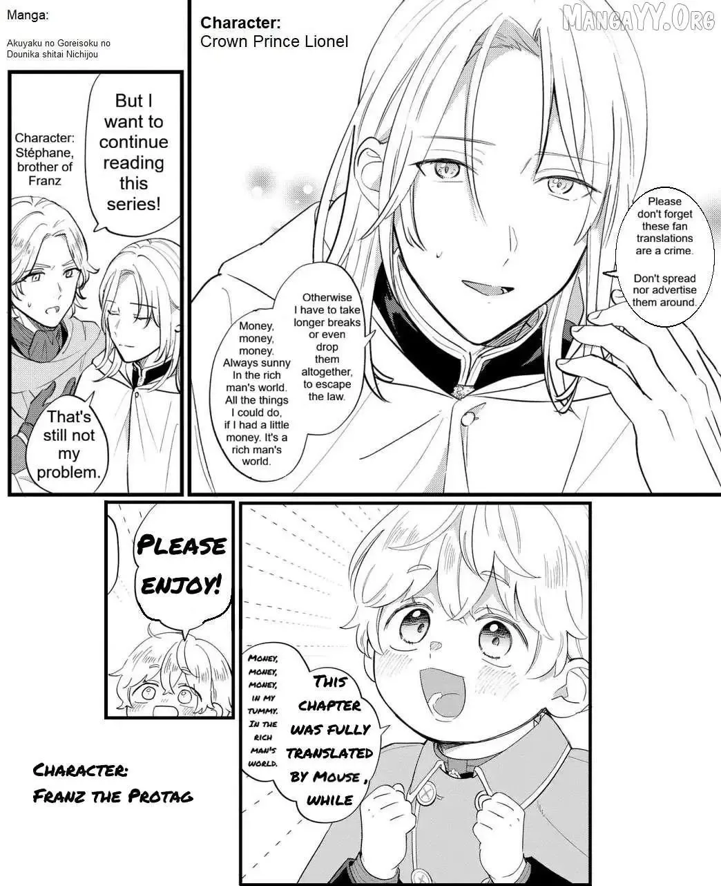 Akuyaku no Goreisoku no Dounika Shitai Nichijou Chapter 51 page 1
