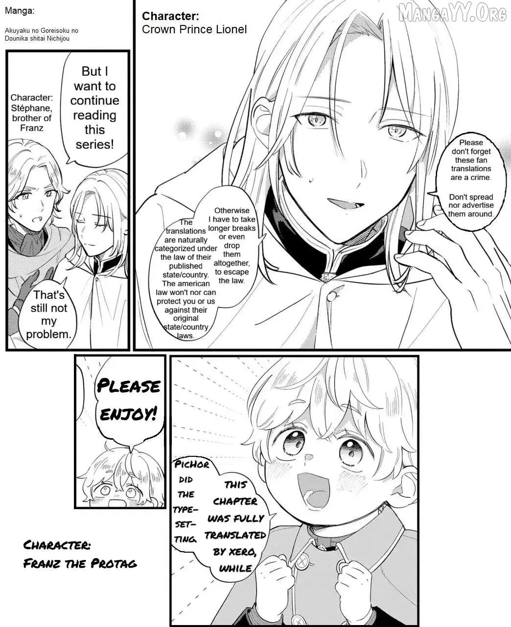 Akuyaku no Goreisoku no Dounika Shitai Nichijou Chapter 53 page 2
