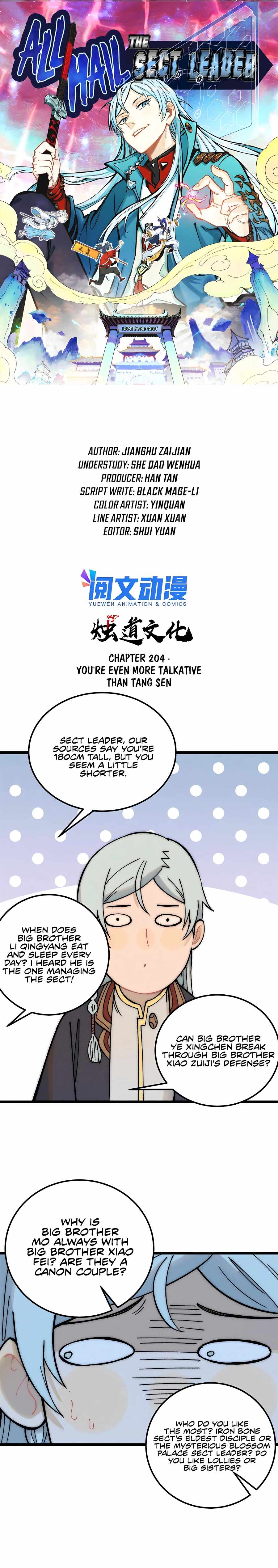 All Hail the Sect Leader Chapter 204 page 2