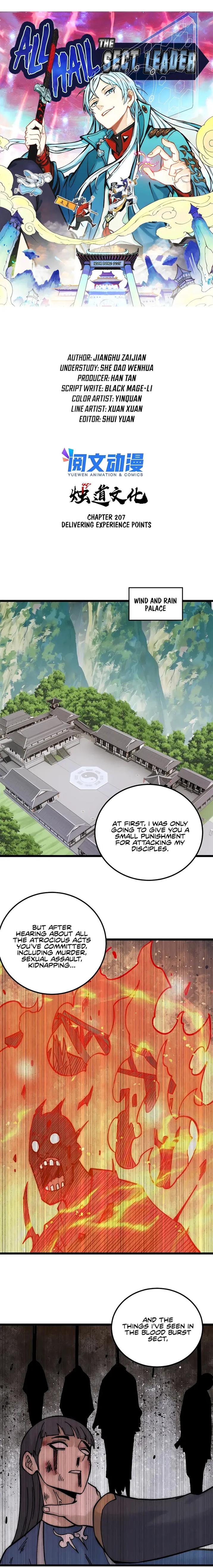 All Hail the Sect Leader Chapter 207 page 1