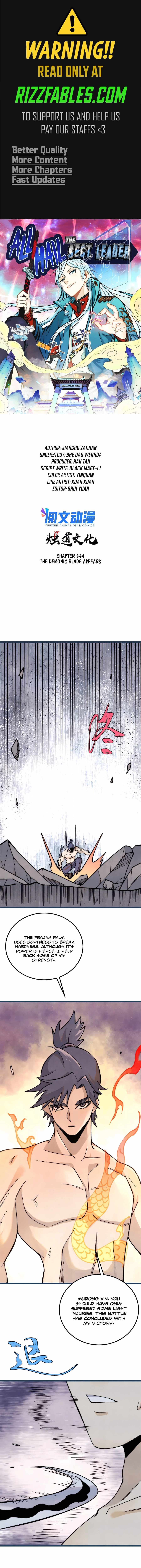 All Hail the Sect Leader Chapter 344 page 1