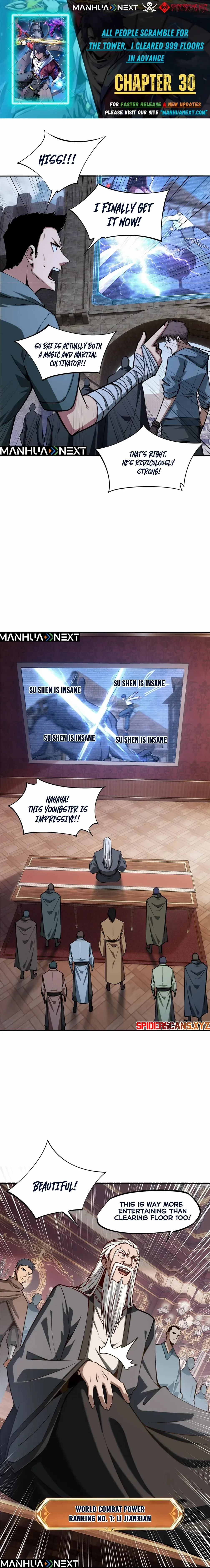 All People Scramble for the Tower, I Cleared 999 Floors in Advance Chapter 30 page 2