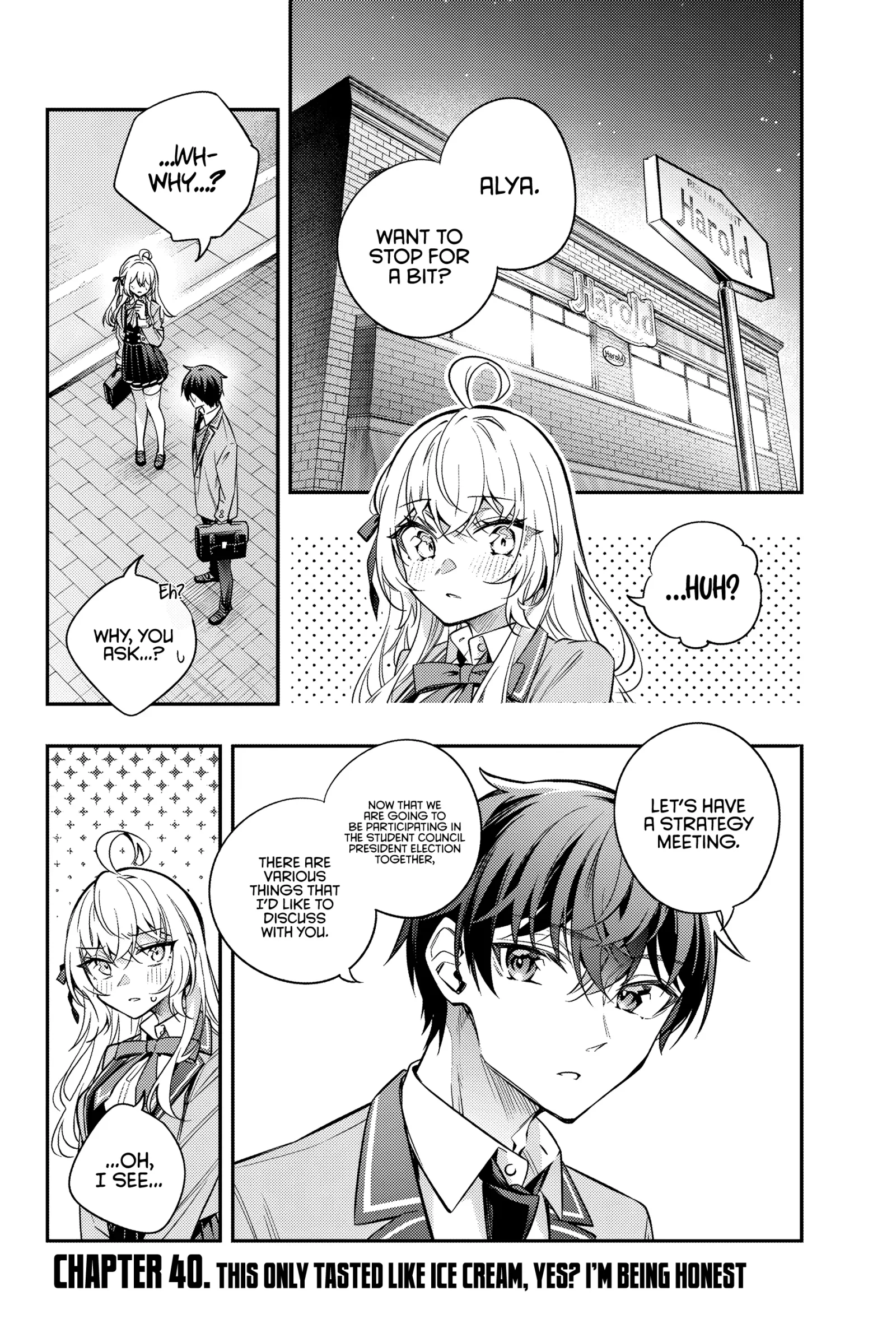 Alya, Who Sits Next to Me, Sometimes Whispers Sweet Nothings in Russian Chapter 40 page 4