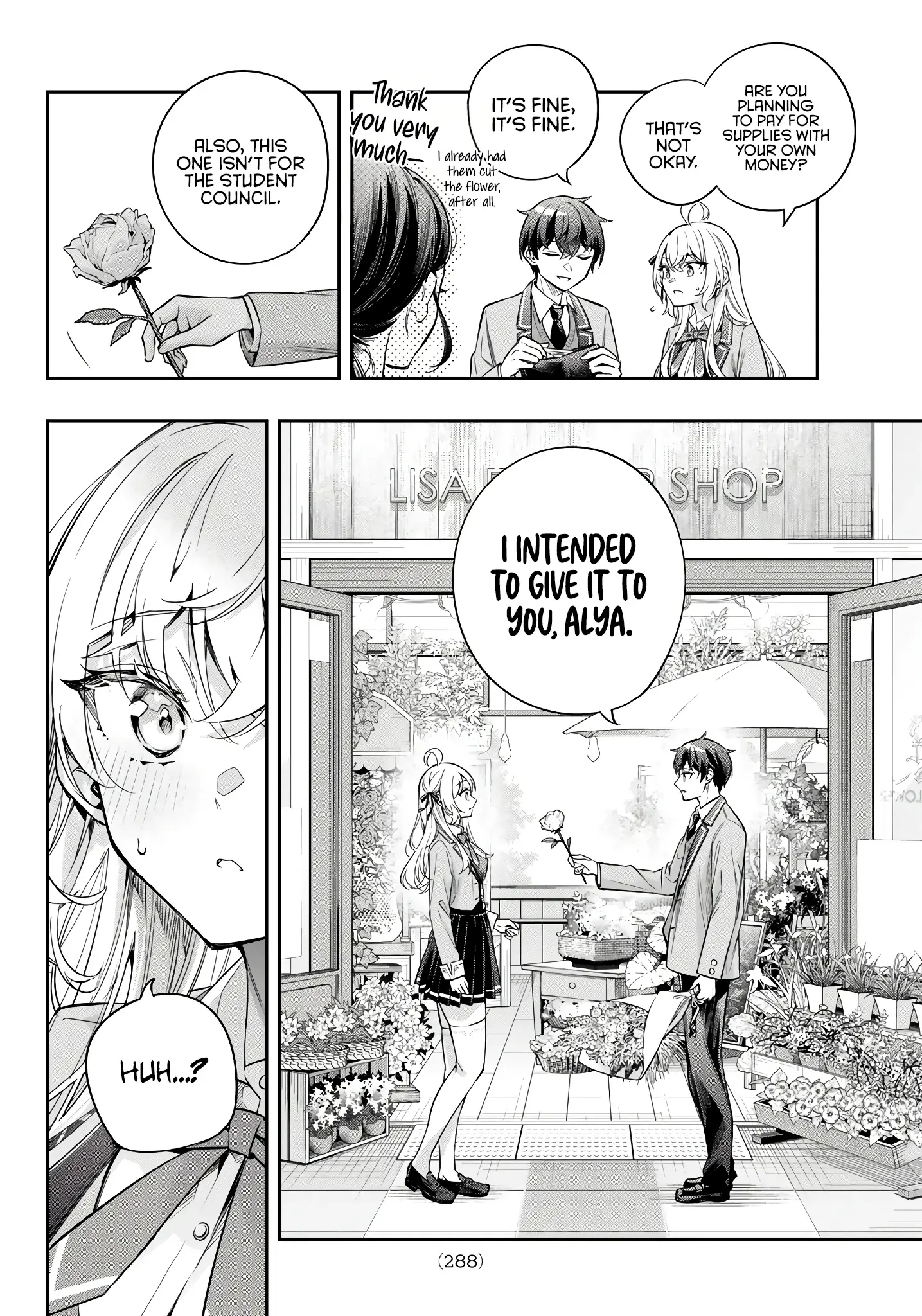 Alya, Who Sits Next to Me, Sometimes Whispers Sweet Nothings in Russian Chapter 42.5 page 12