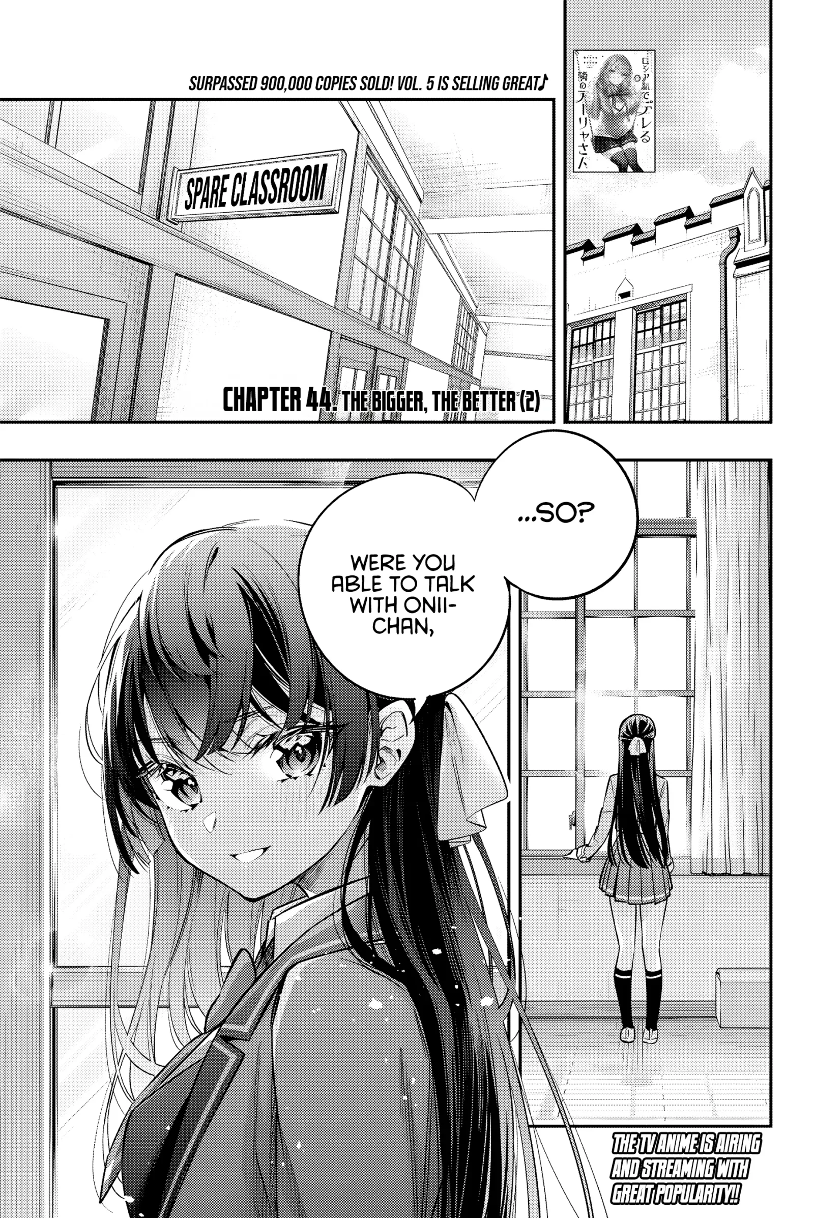 Alya, Who Sits Next to Me, Sometimes Whispers Sweet Nothings in Russian Chapter 44 page 3