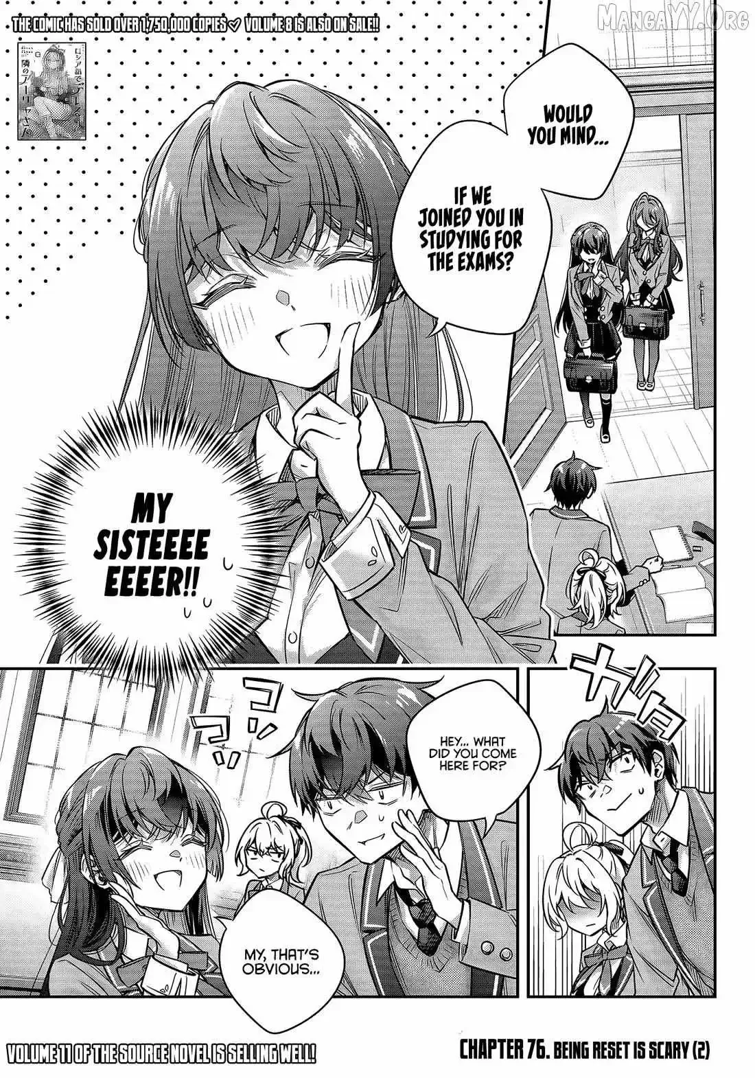 Alya, Who Sits Next to Me, Sometimes Whispers Sweet Nothings in Russian Chapter 76 page 1