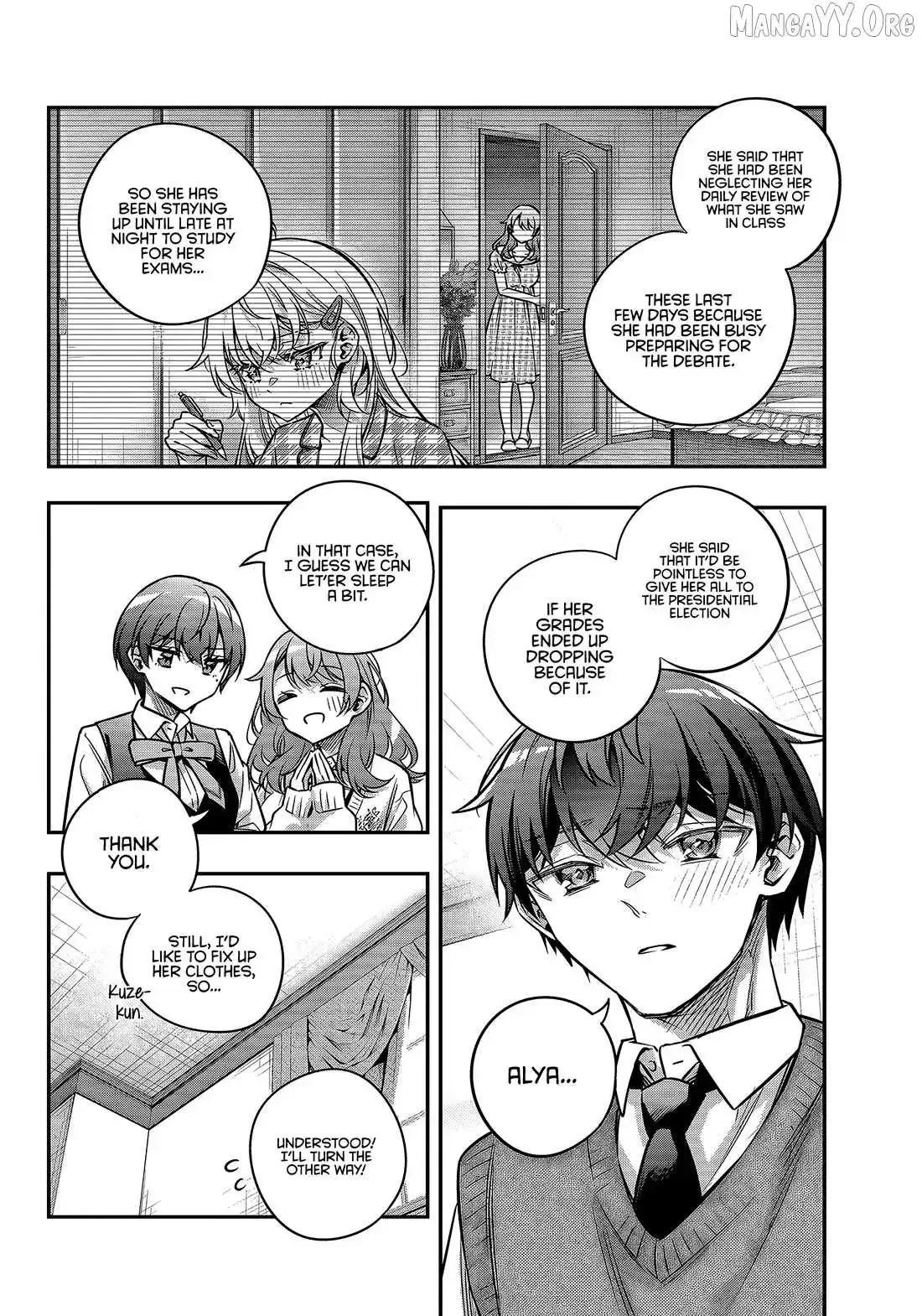 Alya, Who Sits Next to Me, Sometimes Whispers Sweet Nothings in Russian Chapter 79 page 8