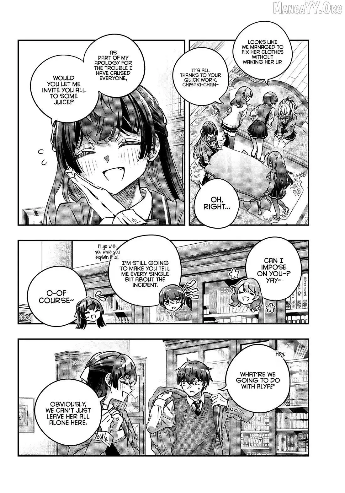 Alya, Who Sits Next to Me, Sometimes Whispers Sweet Nothings in Russian Chapter 79 page 10
